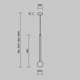 Подвесной светильник Maytoni Bubble dream MOD383PL-L4B3K