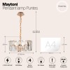 Подвесной светильник Maytoni Puntes MOD043PL-04G