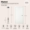 Подвесной светильник Maytoni Verticale MOD308PL-L9CH3K