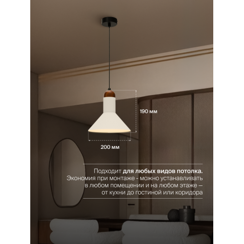 Подвесной светильник NUVOLT LPL-004GR