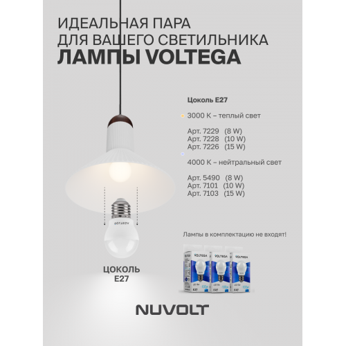 Подвесной светильник NUVOLT LPL-004GR