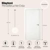 Подвесной светильник  Maytoni Outdoor Erda O594PL-01B