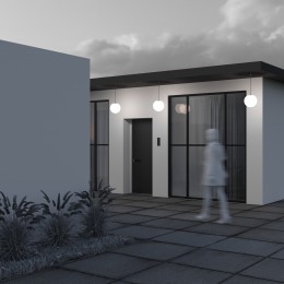 Подвесной светильник  Maytoni Outdoor Erda O594PL-01B