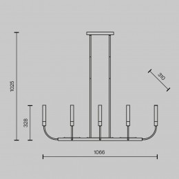 Потолочный светильник Maytoni Deja Vu MOD423CL-08C