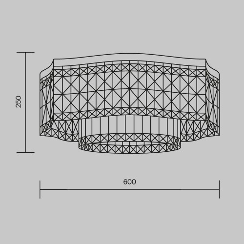 Потолочный светильник Maytoni Dune DIA005CL-10G