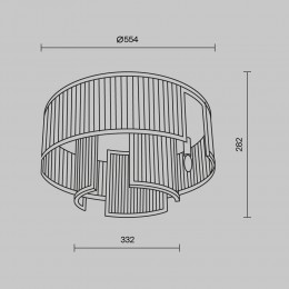 Потолочный светильник Maytoni Frame MOD174CL-06G