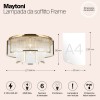 Потолочный светильник Maytoni Frame MOD174CL-06G