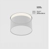 Потолочный светильник Technical C032CL-12W4K-RD-B