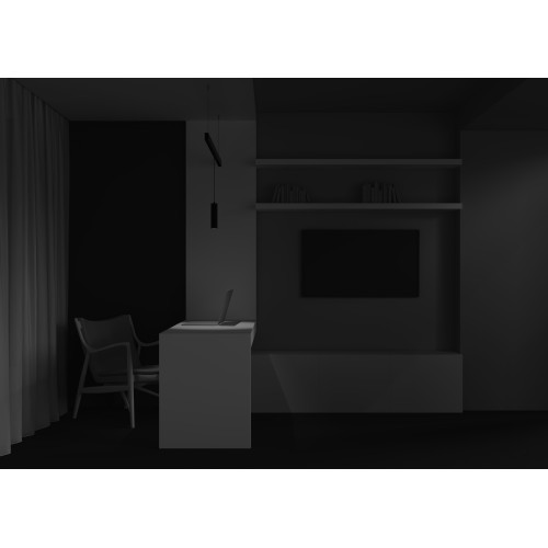 Трековый подвесной светильник Technical TR041-2-12W3K-B