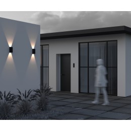 Уличный настенный светильник  Maytoni Outdoor Drape O525WL-L10B3K