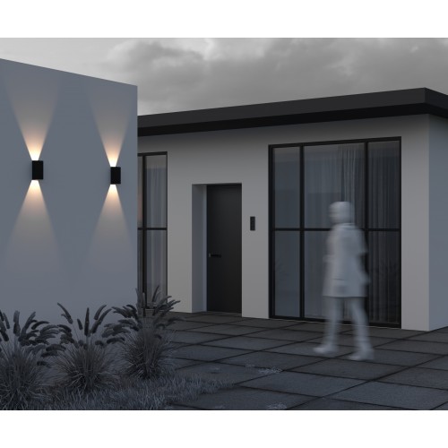 Уличный настенный светильник  Maytoni Outdoor Drape O525WL-L10B3K