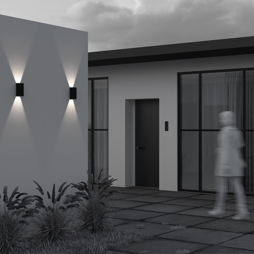 Уличный настенный светильник  Maytoni Outdoor Drape O525WL-L10B3K