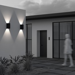 Уличный настенный светильник  Maytoni Outdoor Drape O526WL-L20B3K