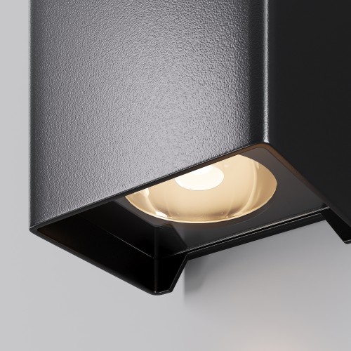 Уличный настенный светильник  Maytoni Outdoor Shell O505WL-L3B3K