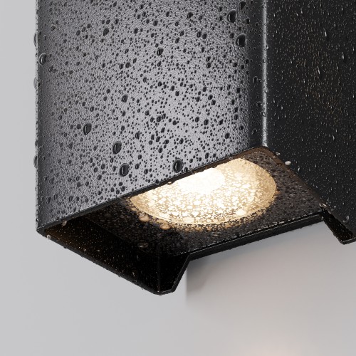 Уличный настенный светильник  Maytoni Outdoor Shell O505WL-L3B3K