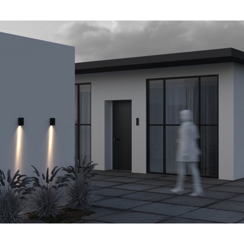 Уличный настенный светильник  Maytoni Outdoor Shell O505WL-L3B3K