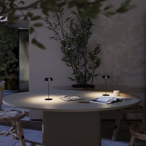 Уличный переносной аккумуляторный светильник  Maytoni Outdoor Porto O540TL-L2BCCT