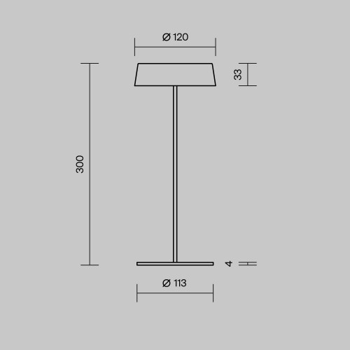 Уличный переносной аккумуляторный светильник  Maytoni Outdoor Porto O540TL-L2WCCT