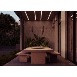 Уличный трековый светильник  Maytoni Outdoor Focus O-TR01-2-P-8WB3K