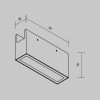 Уличный трековый светильник  Maytoni Outdoor Points O-TR01-2-S-10WB3K