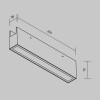 Уличный трековый светильник  Maytoni Outdoor Points O-TR01-3-S-20WW3K