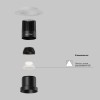 Встраиваемый светильник Technical DL122-15W-3K-TRS-B