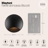 Встраиваемый светильник  Maytoni Outdoor Biscotti O035-L3B3K