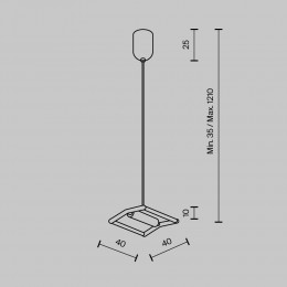 Комплектующие для текстильной подвесной системы Technical TRA130SW-B