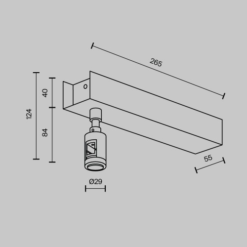 Комплектующие для трековой системы Technical TRA156C-BB1-PT