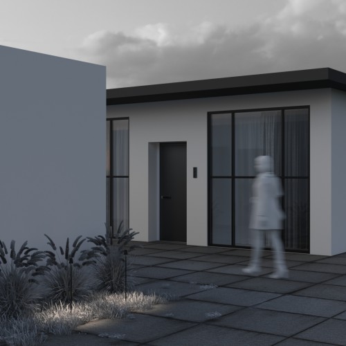 Ландшафтный светильник  Maytoni Outdoor Cane O504FL-L1B3K1