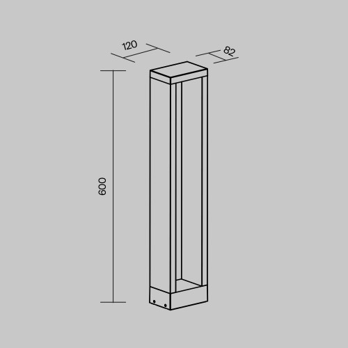 Ландшафтный светильник  Maytoni Outdoor Goll O462FL-L10GF3K