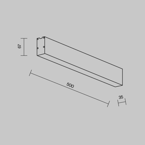 Линейный светильник Technical LL311034