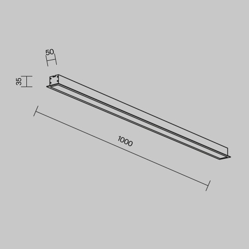 Линейный светильник Technical LL313011