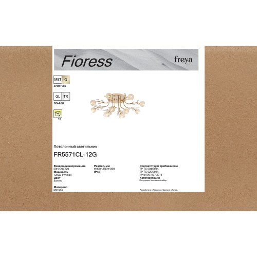Люстра Freya FR5571CL-12G