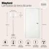 Напольный светильник (торшер) Maytoni Alicante MOD014FL-01N
