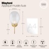 Настенный светильник (бра) Maytoni Aura MOD016WL-01BS