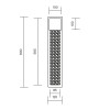 Настенный светильник (бра) Maytoni Golthic MOD474WL-L30B3K