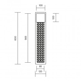 Настенный светильник (бра) Maytoni Golthic MOD474WL-L30B3K