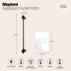 Настенный светильник (бра) Maytoni Rotta MOD413WL-L6B3K