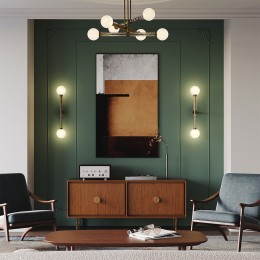 Настенный светильник (бра) Maytoni Teatro MOD287WL-02BS