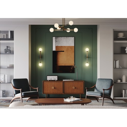 Настенный светильник (бра) Maytoni Teatro MOD287WL-02BS