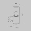 Настенный светильник (бра)  Maytoni Outdoor Amas O432WL-01GF