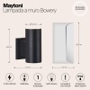 Настенный светильник (бра)  Maytoni Outdoor Bowery O574WL-01B