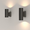 Настенный светильник (бра)  Maytoni Outdoor Bowery O574WL-01B
