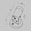 Настенный светильник (бра)  Maytoni Outdoor Scope O025WL-01B