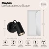 Настенный светильник (бра)  Maytoni Outdoor Scope O025WL-01B