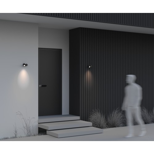 Настенный светильник (бра)  Maytoni Outdoor Wall Street O010WL-01B