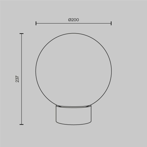 Настольный светильник Maytoni Basic form MOD321TL-01G3