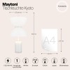 Настольный светильник Maytoni Kyoto MOD178TL-L11W3K