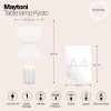 Настольный светильник Maytoni Kyoto MOD178TL-L11W3K